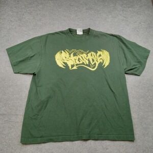 Shaka Wear Shirt Men XL Straight Edge Dragon Graphic Tee Heavyweight Garment Dye